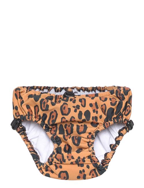 Leopard Baby Uv Swim Pants Mini Rodini Brown