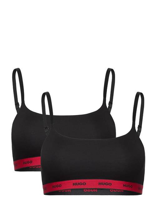 Twin Bralette Stripe HUGO Black