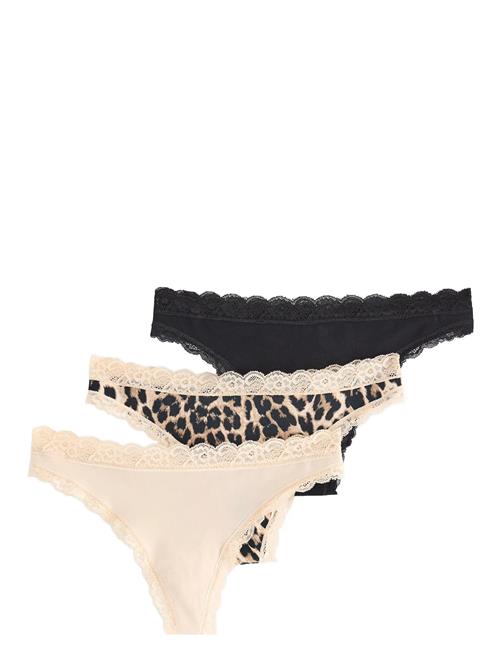 Brief Thong Reg Co Emelie Lace Lindex Patterned
