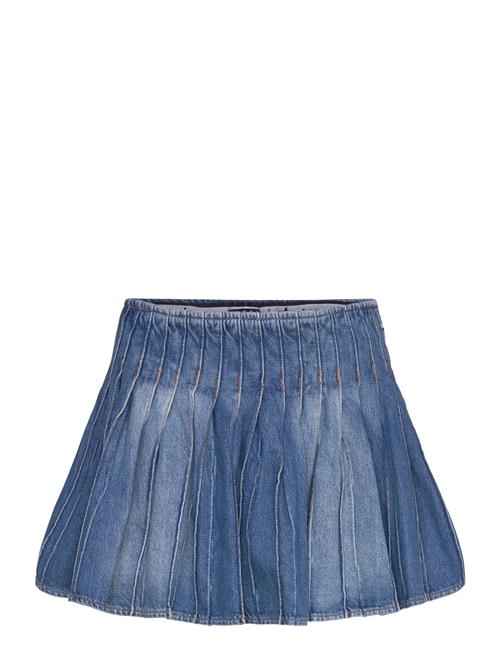 Tommy Girl Pleated Denim Skirt Tommy Jeans White