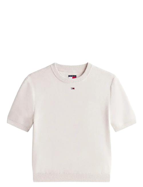 Tjw Essential Ss Sweater Tommy Jeans Cream