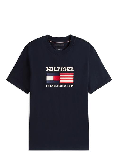 Americana Monotype Flag Box Tee Tommy Hilfiger Navy