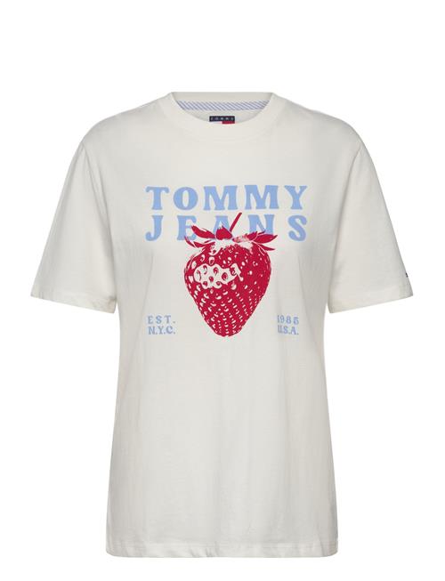 Tjw Rlx Tj Strawberry Tee Tommy Jeans White