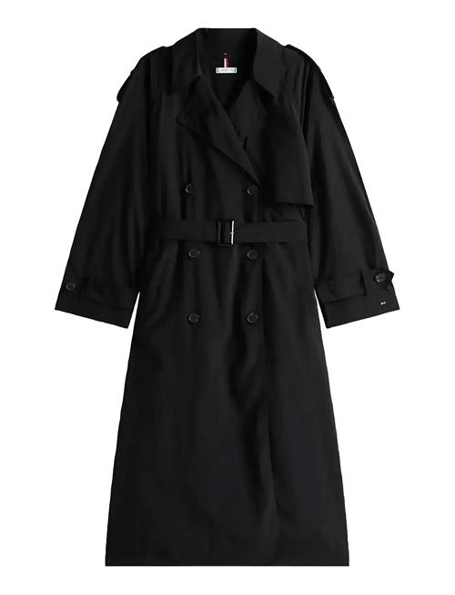Lw Nylon Over D Trench Tommy Hilfiger Black
