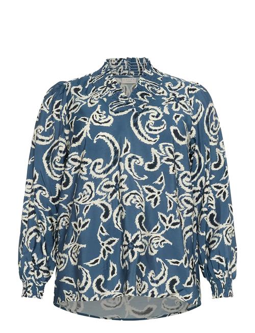 Kcmahlia Blouse Kaffe Curve Blue