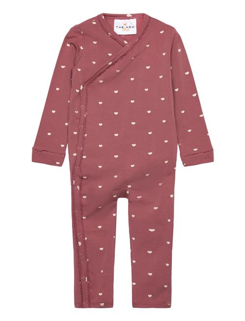 Tnsbnova L_S Wrap Jumpsuit The New Red