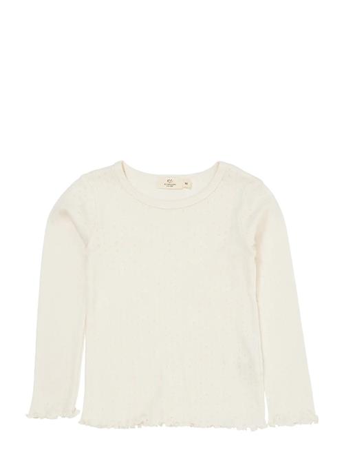 Summer Pointelle Ls Tee Copenhagen Colors Cream