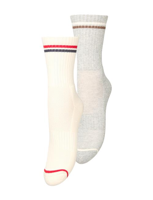 Sporty Cotta Sock 2 Pack Becksöndergaard Cream
