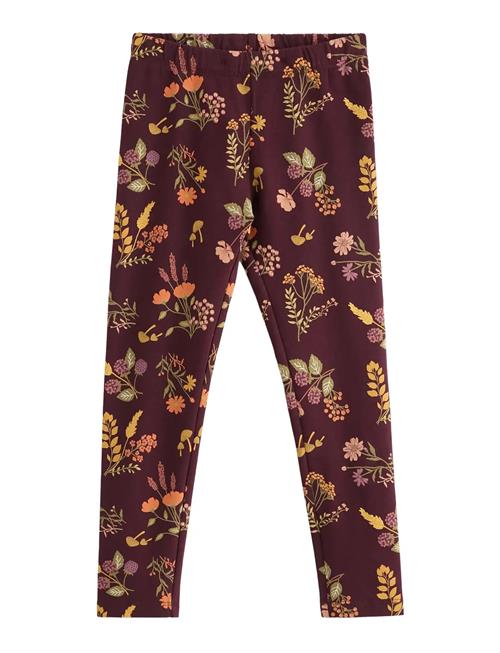 Leggings Br Aop Meadow Lindex Brown