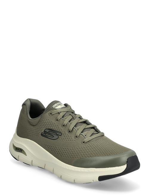 Mens Arch Fit Skechers Khaki