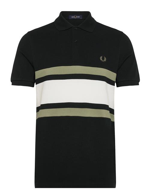 Panelled Polo Shirt Fred Perry Navy