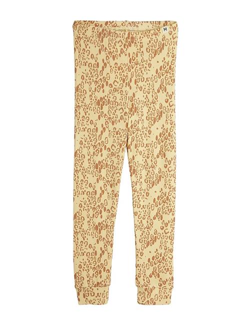 Mini Leopard Aop Leggings Mini Rodini Beige