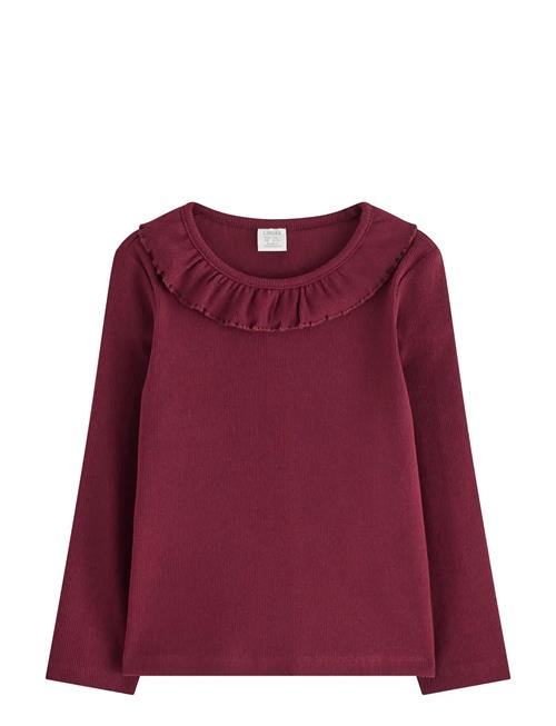 Ribbad Topp Lindex Burgundy