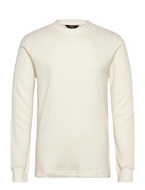 Ls Waffle Tee Lee Jeans Cream