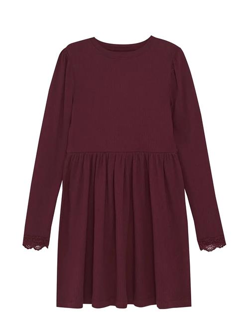 Dress Ls Creamie Red