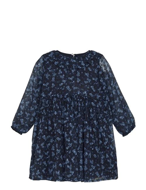 Dress Flower Dobby Creamie Blue