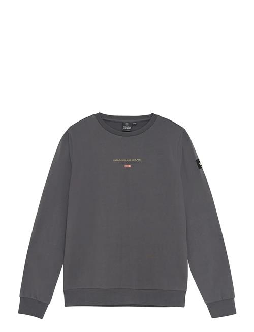 T-Shirt Longsleeve Limitless Indian Blue Jeans Grey