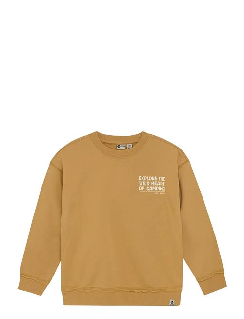 Over D Sweater Backprint Daily 7 Orange