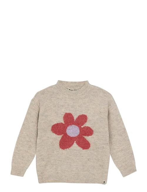 Knitted Sweater Flower Daily 7 Beige