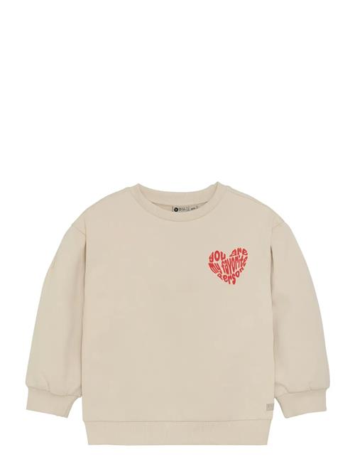 Sweater Brushed Backprint Daily 7 Cream