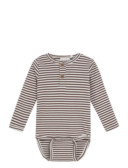 Body Ls Y/D Rib Minymo Patterned