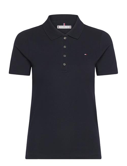 1985 Slim Pique Polo Ss Tommy Hilfiger Navy