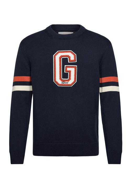 Graphic Badge C-Neck GANT Navy