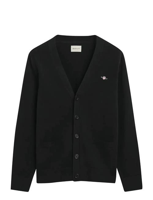 Casual Cotton Cardigan GANT Black