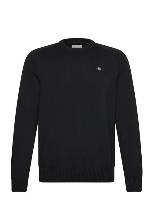 Casual Cotton C-Neck GANT Black
