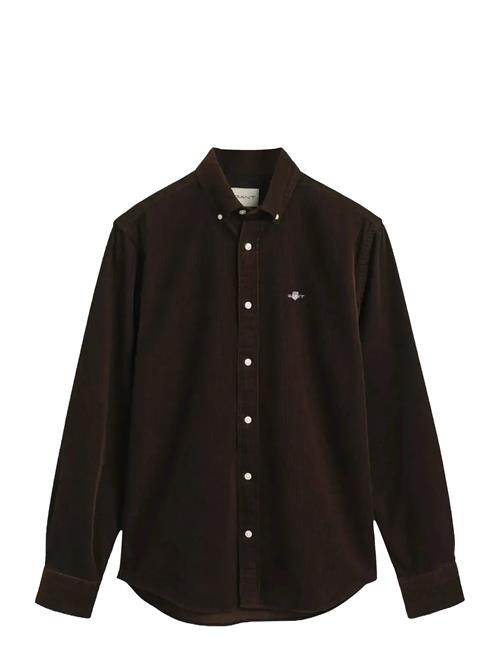 Reg Corduroy Shirt GANT Brown