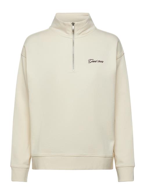 Script Half Zip Sweat GANT Cream