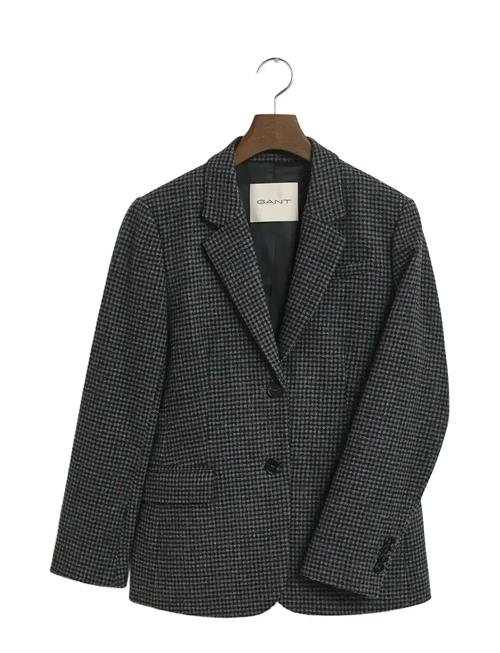 Reg Wool Houndstooth Blazer GANT Grey