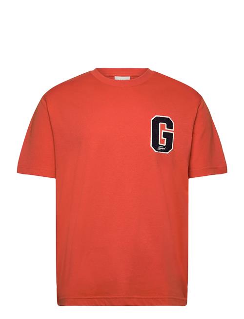 G Badge Ss T-Shirt GANT Orange