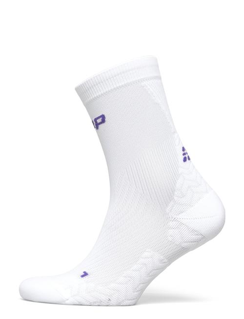 Core Run Ultralight Socks, Mid Cut, 4.0 CEP White