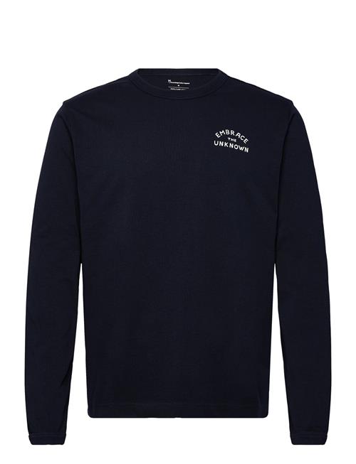 Organic Cotton Long Sleeved T-Shirt Knowledge Cotton Apparel Navy
