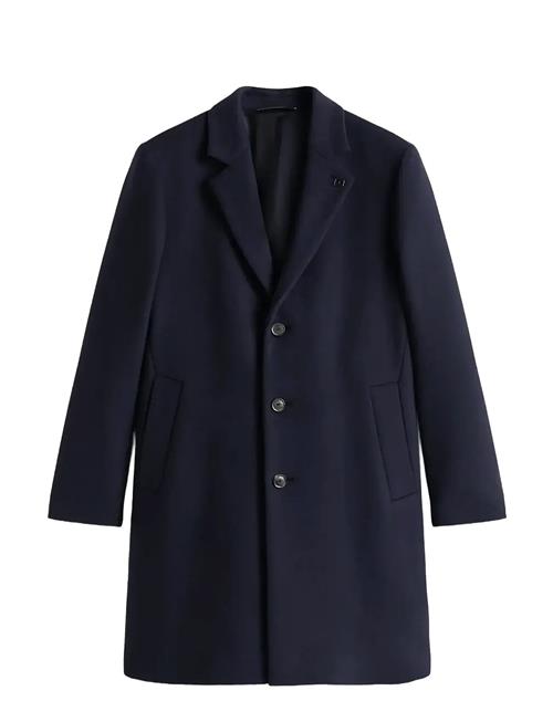Dc Wool Mix Coat Tommy Hilfiger Navy