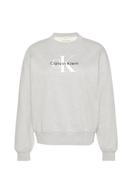 Ls Monologo French Terry Rlxd Cr Calvin Klein Jeans Grey