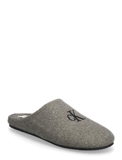 Home Slipper Mule Wool Felt Calvin Klein Grey