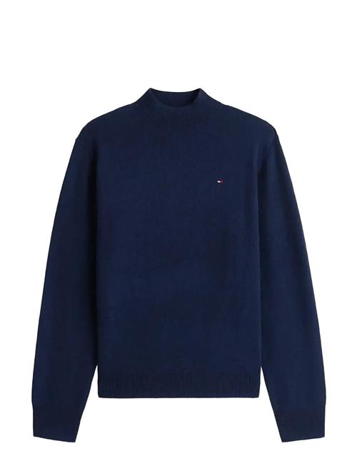 Wool Cash Mock-Nk Ls Swt Tommy Hilfiger Navy