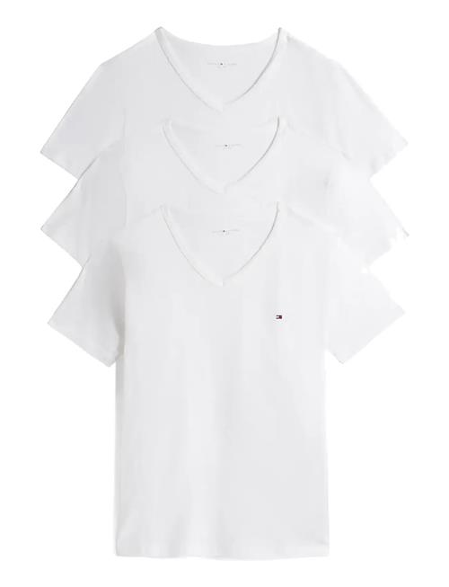 3P Ss V-Neck Tee Tommy Hilfiger White