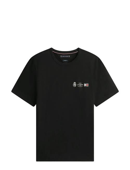 Small Crest Outline Tee Tommy Hilfiger Black