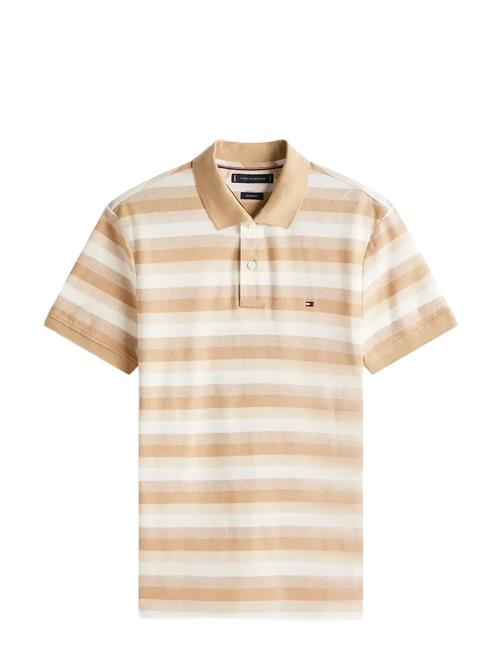 Stripe Structure Reg Polo Tommy Hilfiger Beige