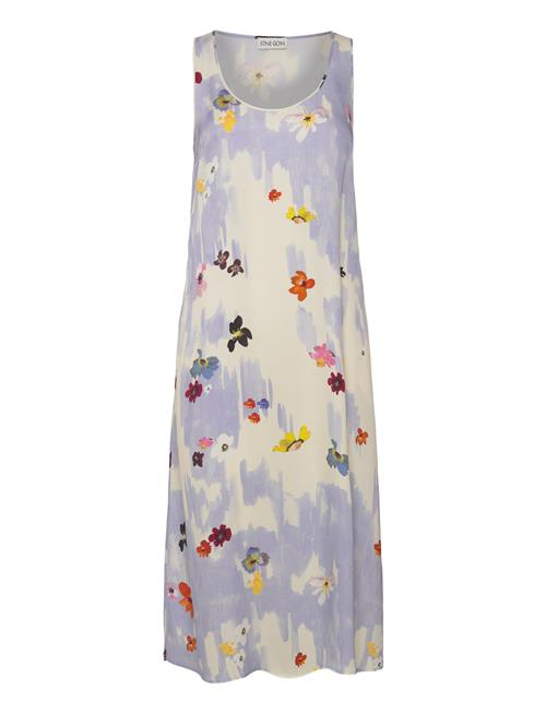 2263 Dry Viscose, Tank Long Dress STINE GOYA Purple