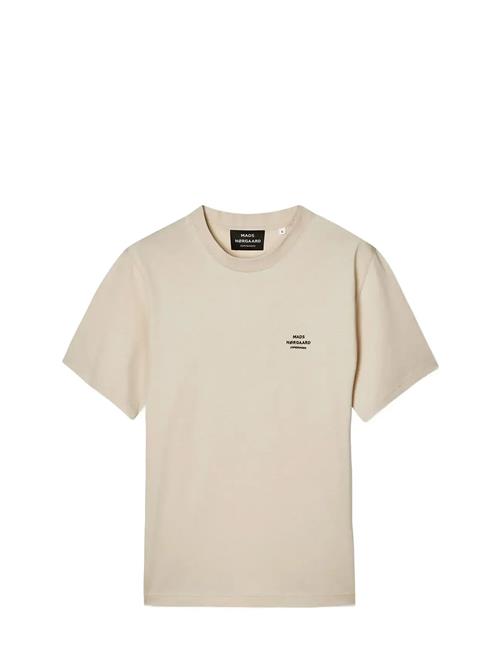 Cotton Jersey Frode Logo Tee Fav Mads Nørgaard Cream
