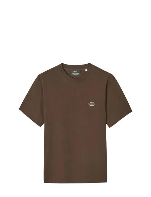 Cotton Jersey Frode Logo Tee Fav Mads Nørgaard Brown