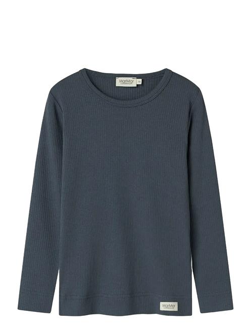 Plain Tee Ls MarMar Copenhagen Blue