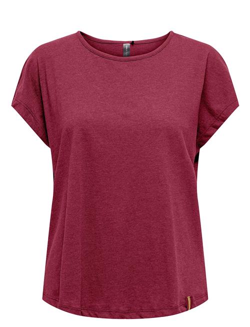 Onpaub-Jyx Life On Ss Bat Loose Jrs Tee Only Play Burgundy
