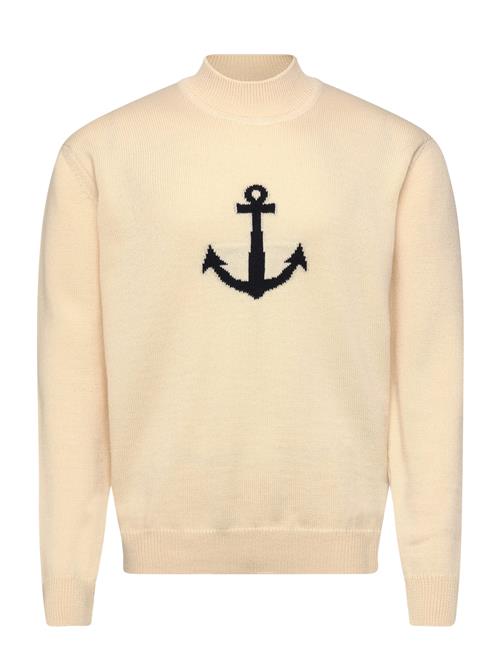 Sweater Stand Up Collar Héritage Armor Lux Cream