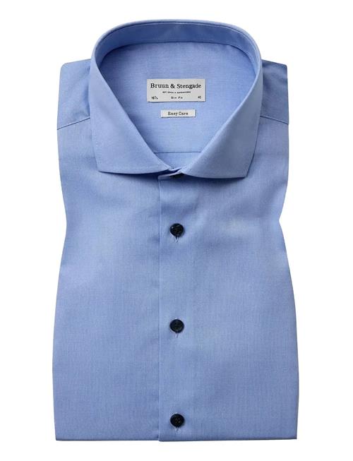 Bs Soto Slim Fit Shirt Bruun & Stengade Blue