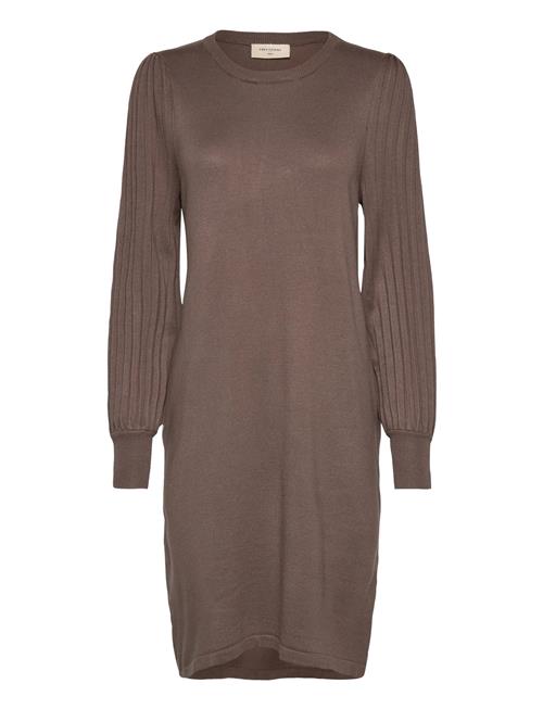 Dress From Freequent In A Soft, Fine-Knit Material. The Dress Has A Simple Silho FREE/QUENT Brown